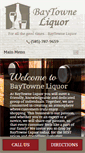 Mobile Screenshot of baytowneliquor.com